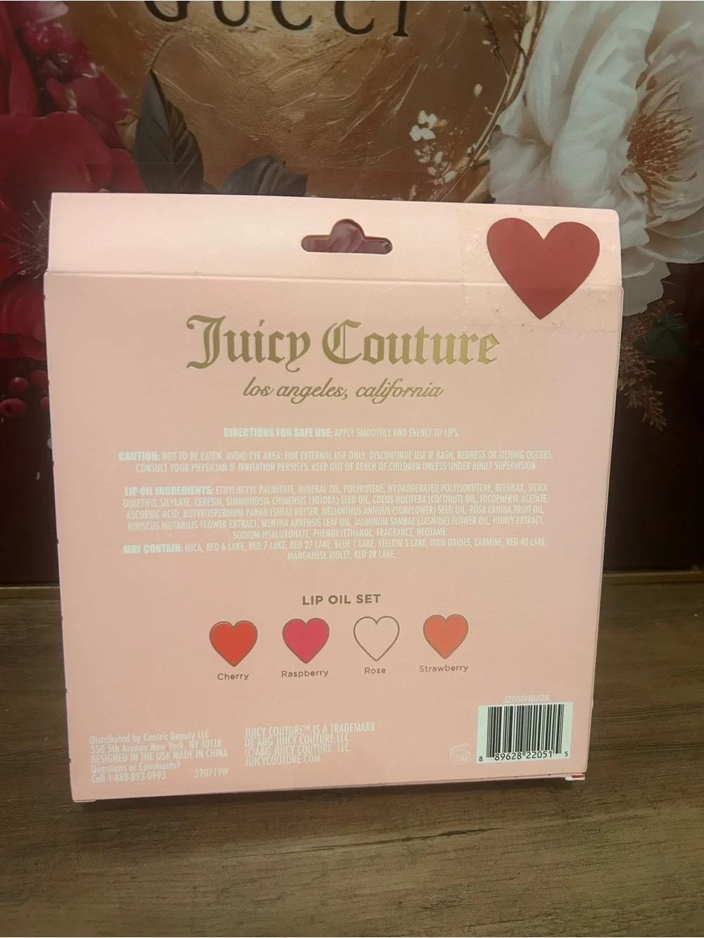 Juicy Couture 4 Piece Lovely Lip Oil Set